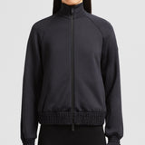 NEOPRENE ZIP-UP SWEATSHIRT