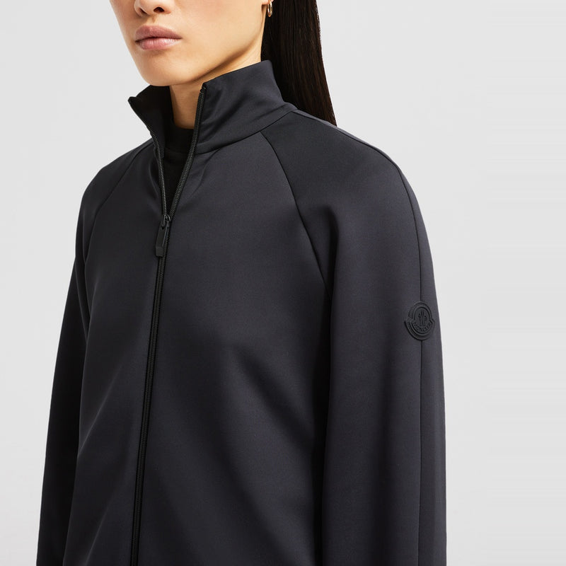 NEOPRENE ZIP-UP SWEATSHIRT