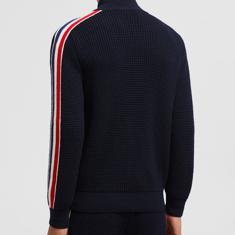 MONCLER X PALM ANGELS WOOL ZIP-UP SWEATSHIRT