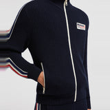 MONCLER X PALM ANGELS WOOL ZIP-UP SWEATSHIRT