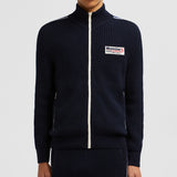 MONCLER X PALM ANGELS WOOL ZIP-UP SWEATSHIRT