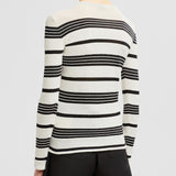STRIPED BOUCLÉ JUMPER