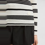 STRIPED BOUCLÉ JUMPER