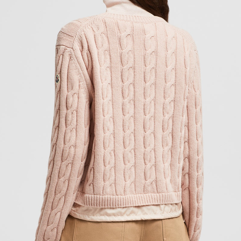 WOOL & CASHMERE CABLE KNIT JUMPER