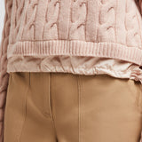 WOOL & CASHMERE CABLE KNIT JUMPER