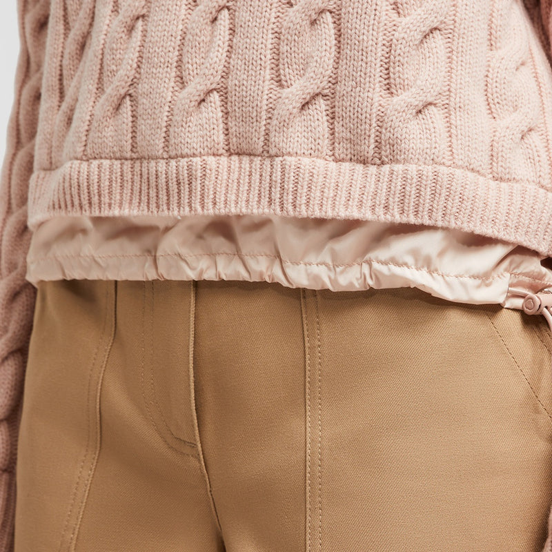 WOOL & CASHMERE CABLE KNIT JUMPER