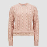 WOOL & CASHMERE CABLE KNIT JUMPER