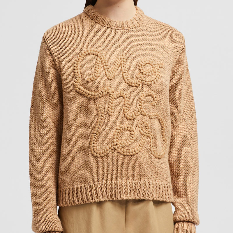 EMBROIDERED LOGO COTTON JUMPER