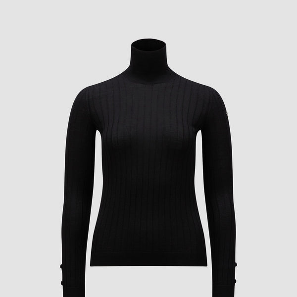 WOOL & CASHMERE POLO NECK JUMPER