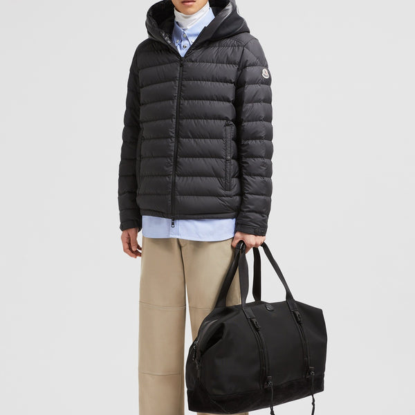 CHEVRERIE HOODED SHORT DOWN JACKET