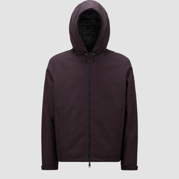 MONOGRAM GUERY REVERSIBLE HOODED SHORT DOWN JACKET