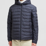 MONOGRAM GUERY REVERSIBLE HOODED SHORT DOWN JACKET