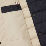MIRMANDIX CHAMBRAY DOWN SHIRT JACKET