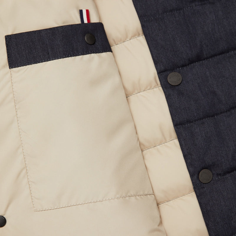 MIRMANDIX CHAMBRAY DOWN SHIRT JACKET