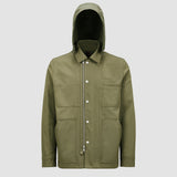 GUERLEDAN HOODED COTTON SHIRT JACKET