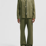 GUERLEDAN HOODED COTTON SHIRT JACKET