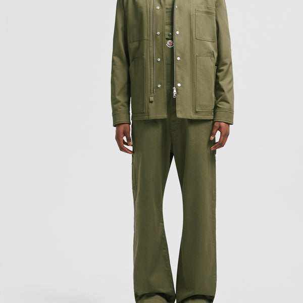 GUERLEDAN HOODED COTTON SHIRT JACKET