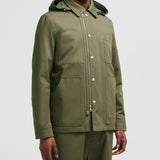 GUERLEDAN HOODED COTTON SHIRT JACKET