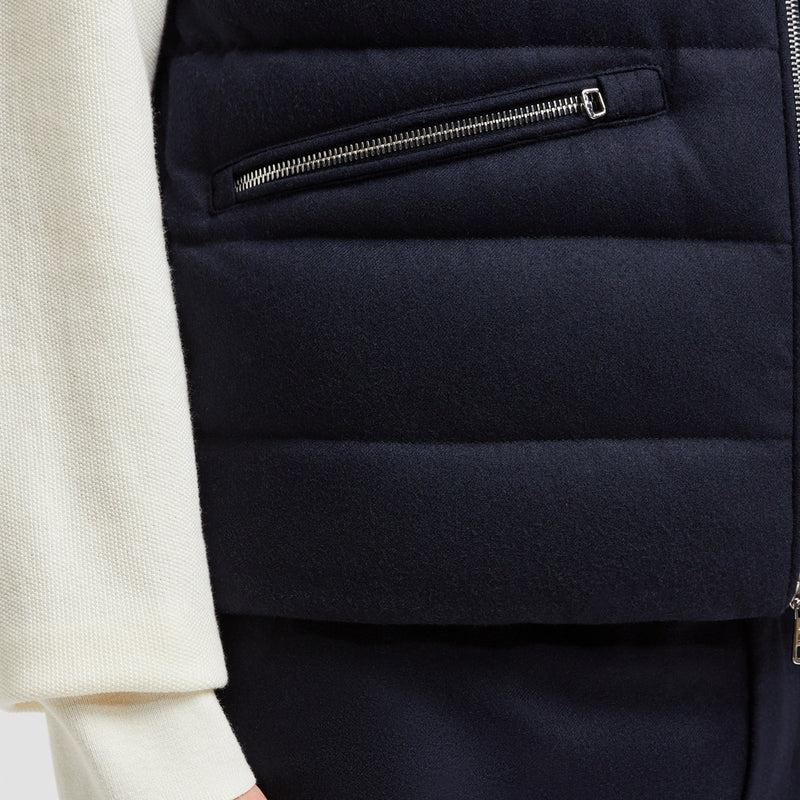 GALLIENNE CASHMERE DOWN GILET