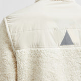 PADDED TEDDY ZIP-UP SWEATSHIRT