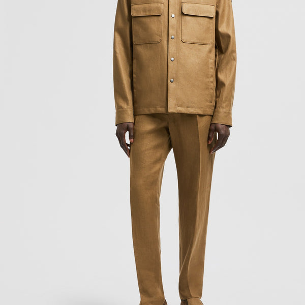 CALLAQUI LINEN SHIRT JACKET