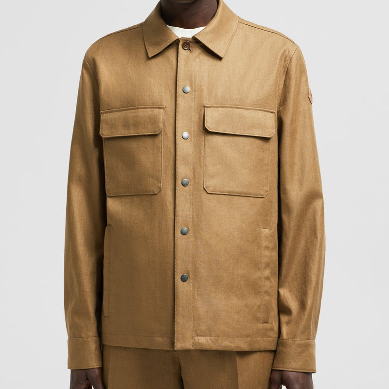 CALLAQUI LINEN SHIRT JACKET