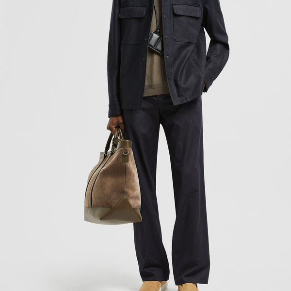 CALLAQUI LINEN SHIRT JACKET