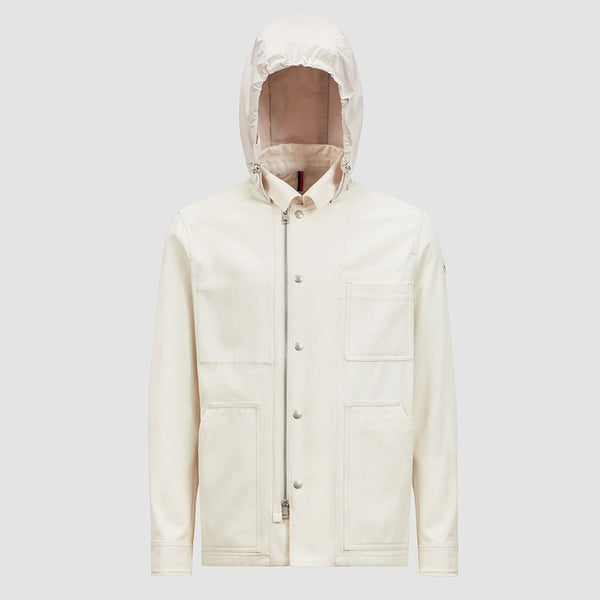 GUERLEDAN HOODED COTTON SHIRT JACKET