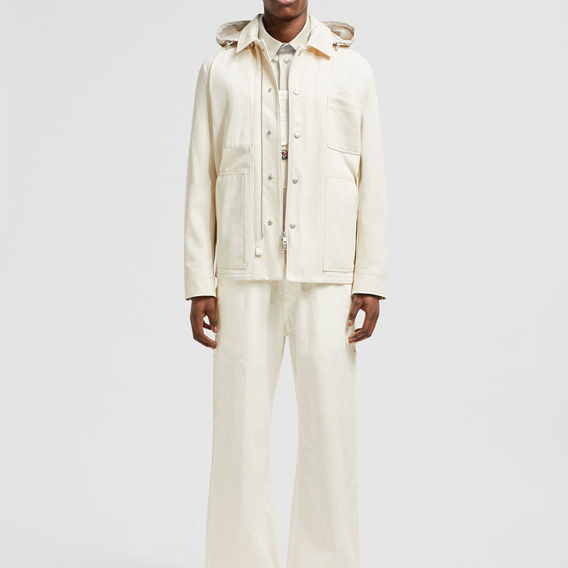 GUERLEDAN HOODED COTTON SHIRT JACKET