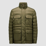 FUCIADE HOODED MID-LENGTH DOWN JACKET