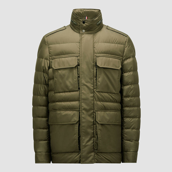 FUCIADE HOODED MID-LENGTH DOWN JACKET