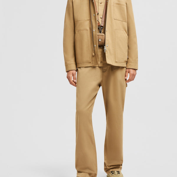 GUERLEDAN HOODED COTTON SHIRT JACKET