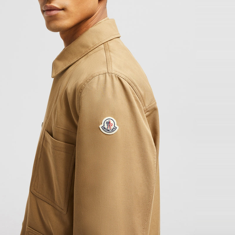 GUERLEDAN HOODED COTTON SHIRT JACKET