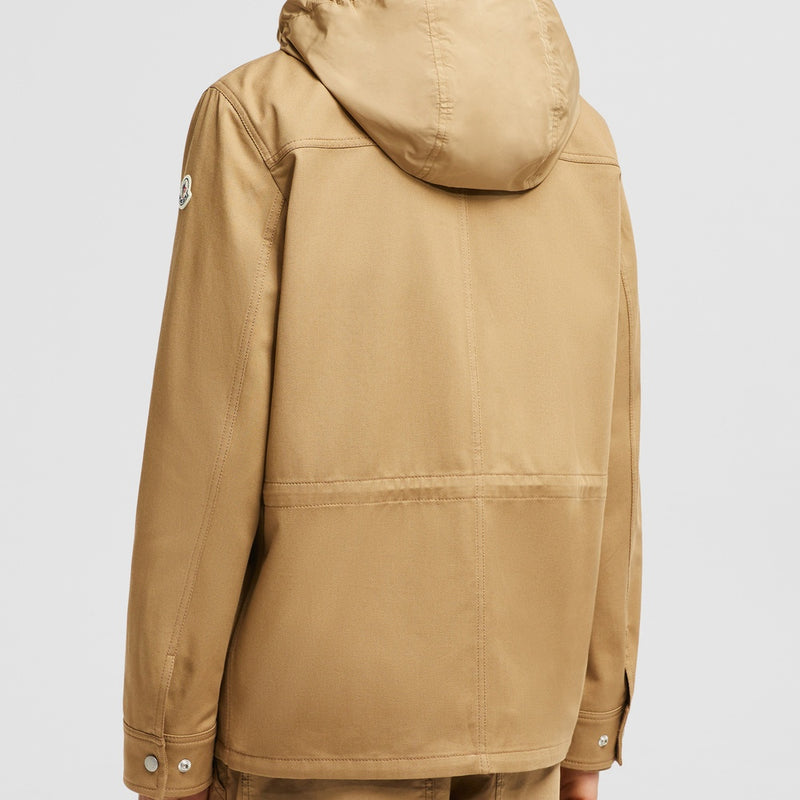 GUERLEDAN HOODED COTTON SHIRT JACKET