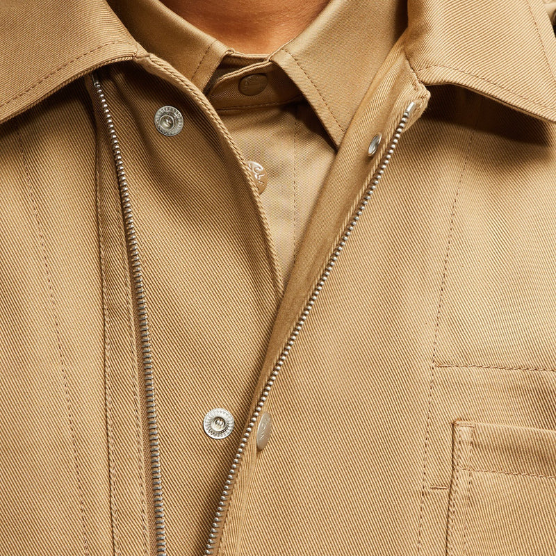 GUERLEDAN HOODED COTTON SHIRT JACKET