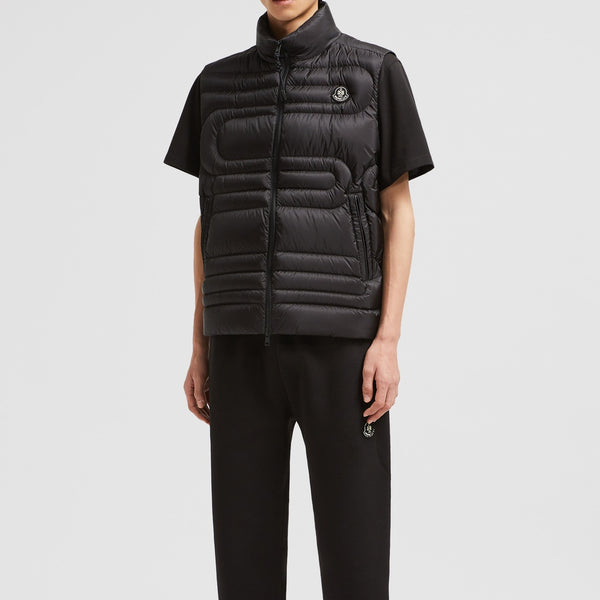 EMEISHAN SNAKE-QUILTED DOWN GILET