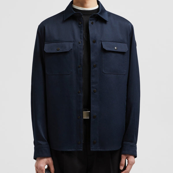 COTTON CREPE LONG SLEEVE SHIRT