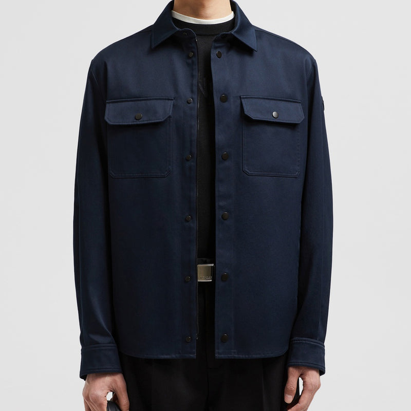 COTTON CREPE LONG SLEEVE SHIRT