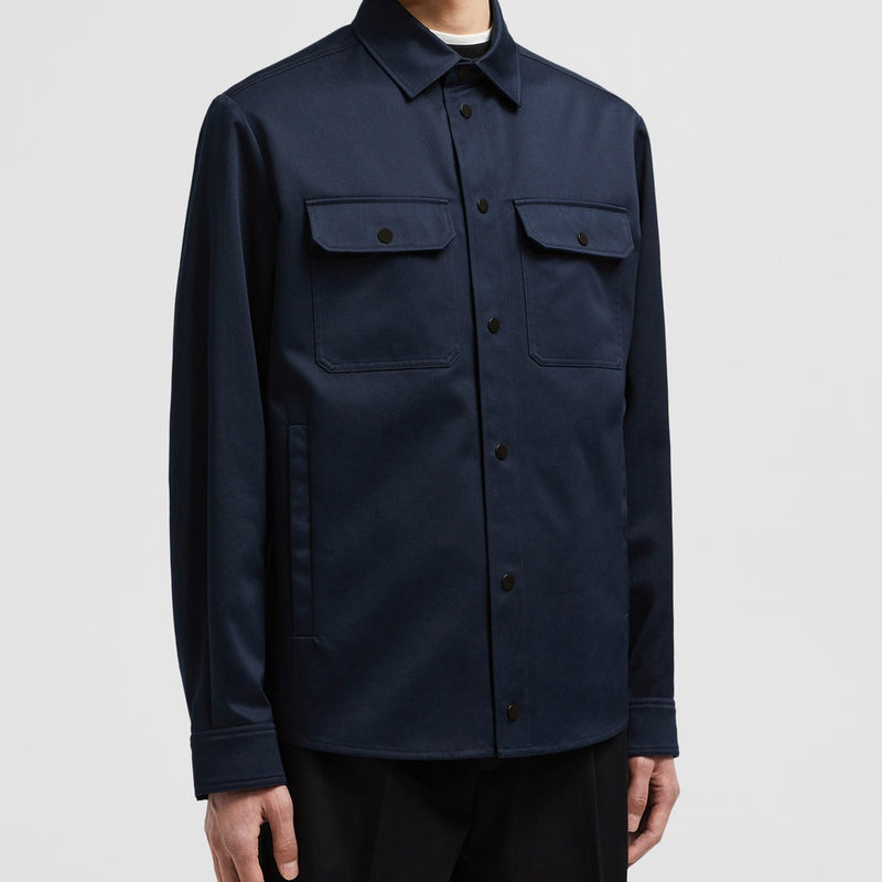 COTTON CREPE LONG SLEEVE SHIRT