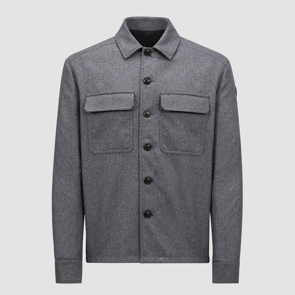 CASHMERE BLEND SHIRT JACKET