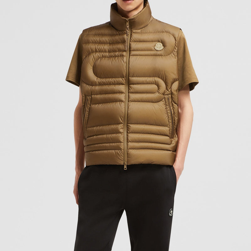 EMEISHAN SNAKE-QUILTED DOWN GILET