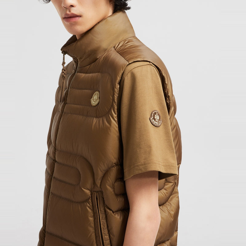EMEISHAN SNAKE-QUILTED DOWN GILET