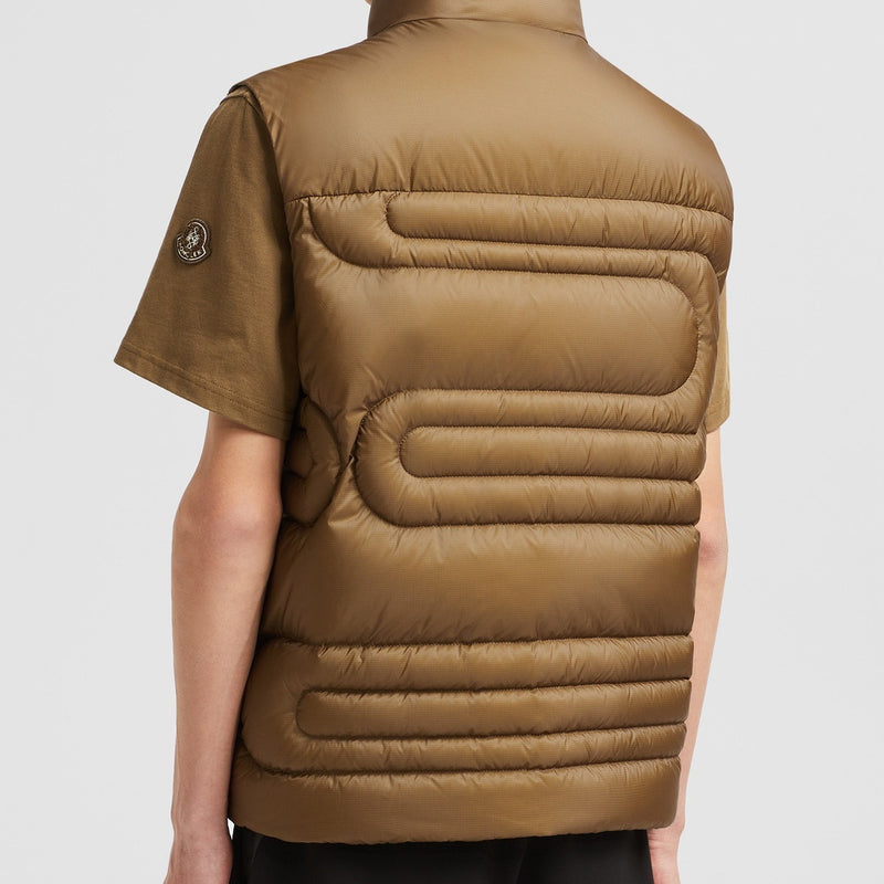 EMEISHAN SNAKE-QUILTED DOWN GILET