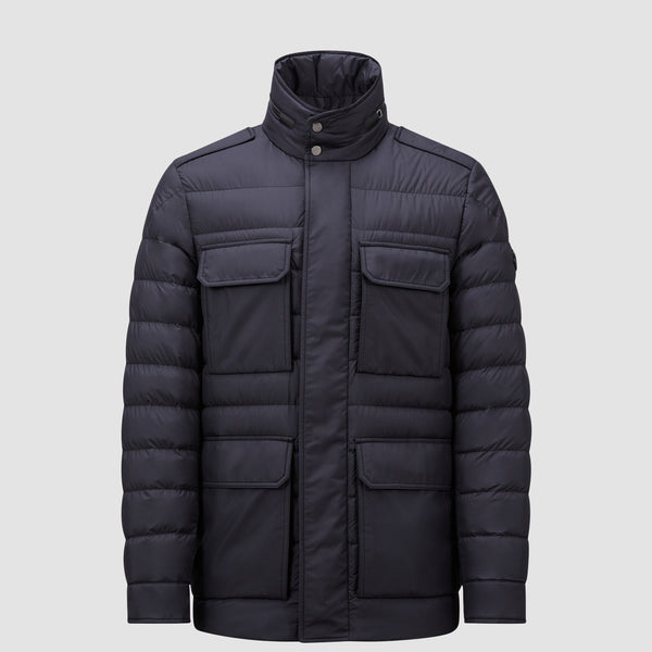 FUCIADE HOODED MID-LENGTH DOWN JACKET