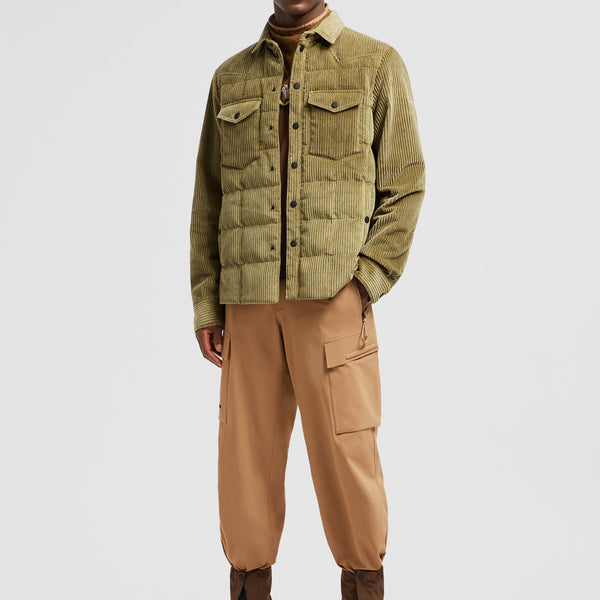 GELT CORDUROY DOWN SHIRT JACKET