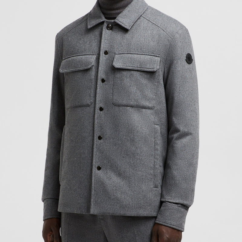 LARRIBET CASHMERE DOWN SHIRT JACKET