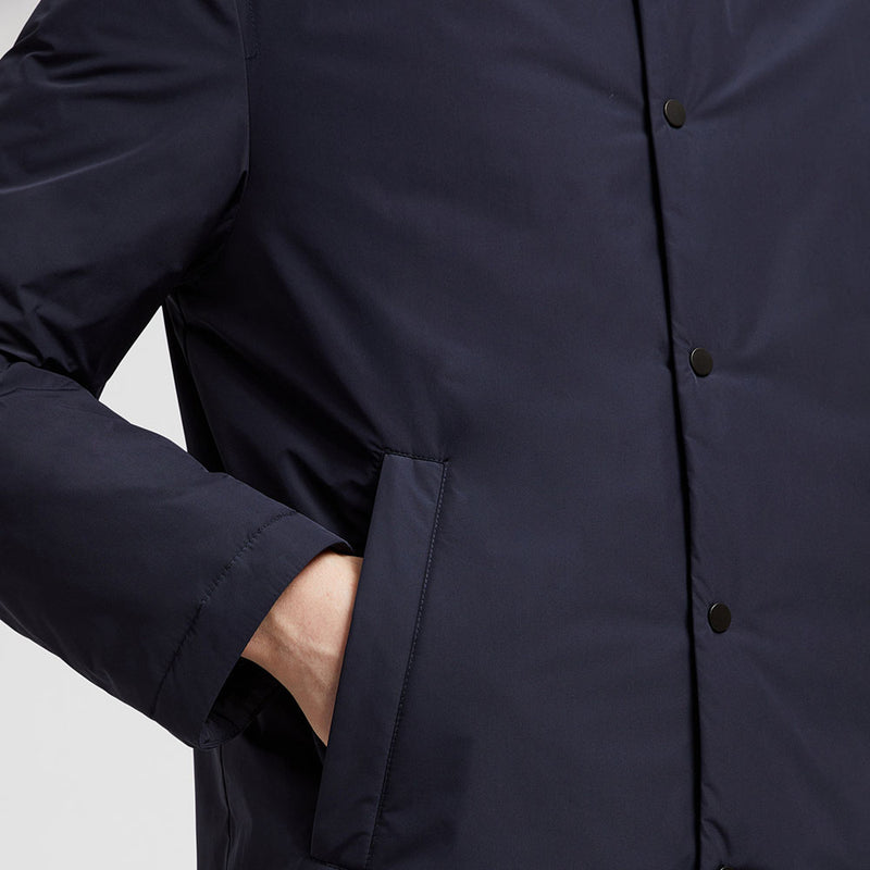 SELLA HOODED SHORT DOWN JACKET
