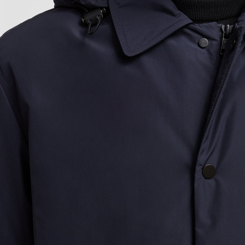 SELLA HOODED SHORT DOWN JACKET
