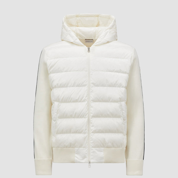 PADDED WOOL HOODIE