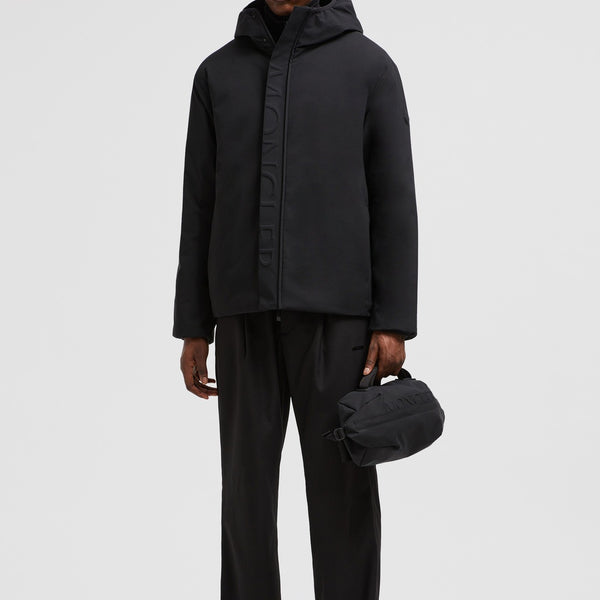 POLSET HOODED SHORT DOWN JACKET